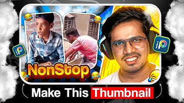 Make This Crazy Thumbnail Like LitFleet On Mobile | Ibis paint x | MateenDesigns |