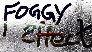 FOGGY WINDOW TEXT EFFECT IN KINEMASTER | MALAYALAM TUTORIAL