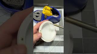 Inserting Magnets in 3D Printed Undersized Holes #shorts