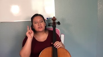 E Major two octave scale cello tutorial