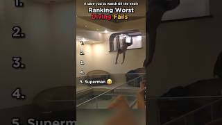 Ranking The WORST Diving Fails 😂