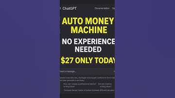 Turn ChatGPT Into an AUTO MONEY MACHINE! Make $200+Day with ZERO Experience