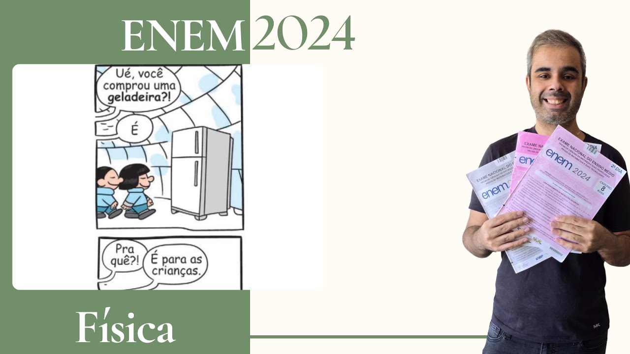 ENEM 2024 - A tirinha ilustra esquimós dentro de um iglu habitação de ...