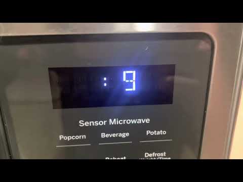 Cooking popcorn in the microwave for 99 seconds