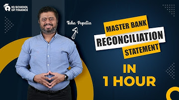 Master Bank Reconciliation Statement in 1 Hour | By Sir Taha Popatia