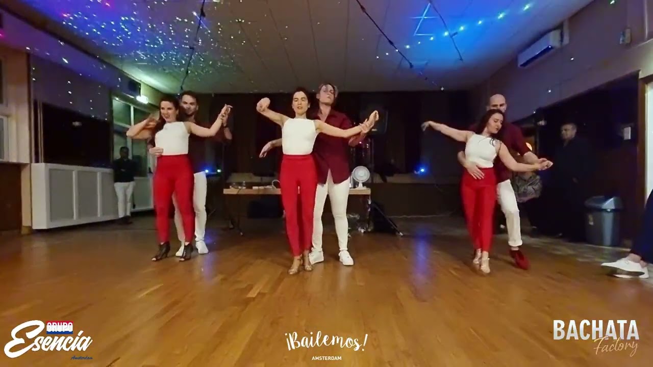 Grupo Esencia Amsterdam "Mentiras" show at Bachata Factory NL