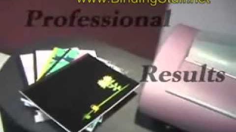 AccuBind Pro Tape Binding Machine - shown @ www.BindingStuff.net