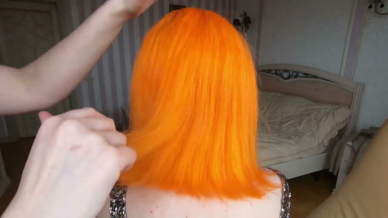 ASMR Fast & Aggressive Scalp Scratching 🔥✨ Ginger Hair #asmr #scalpasmr #fastasmr #aggressiveasmr