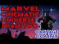 Marvel Cinematic Universe Phase Two (2013-2015) Carnage Count