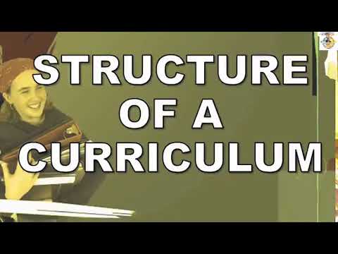 Education today..  Structure of the curriculum