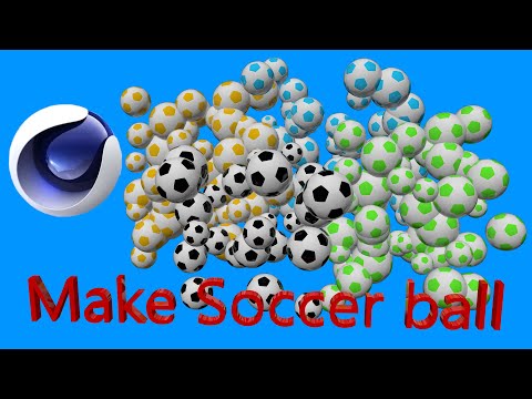 Modeling Soccer Ball in Cinema 4D R25 | Cinema 4D Tutorial