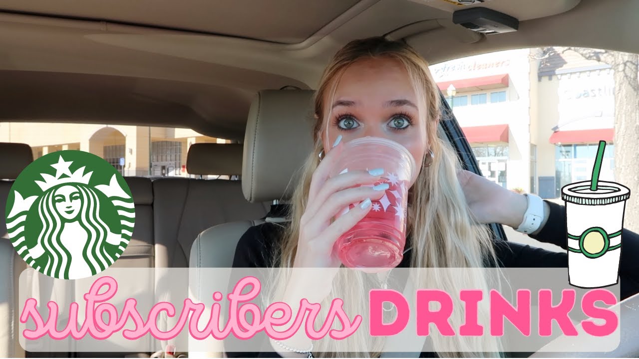 Trying My Subscribers Starbucks Drinks For A Week | Grace Taylor