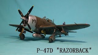 P-47D "RAZORBACK"  (MONOGRAM 1:48)