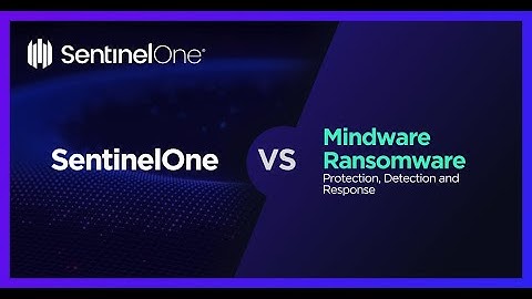SentinelOne Vs. Mindware Ransomware - Detection and Prevention