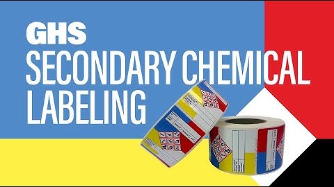 GHS Secondary Chemical Labeling System