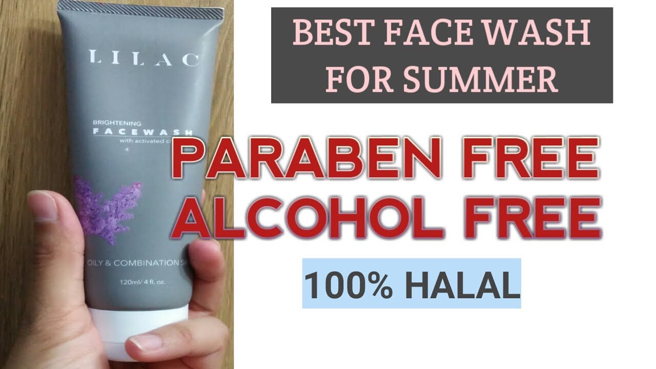 Lilac Brightening Face Wash with activated charcoal For oily