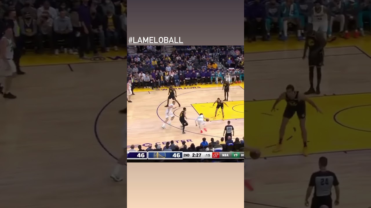 Lamelo ball vs golden state warriors 2021