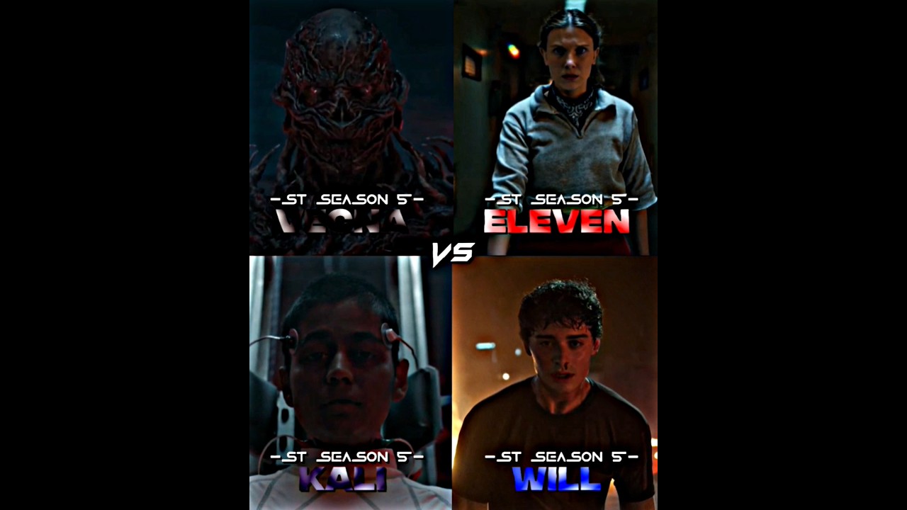 Vecna vs Eleven vs Kali vs Will