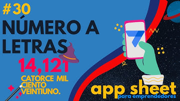 🪄 NUMBER to LETTERS in Appsheet - #30 App Sheet for ENTREPRENEURS