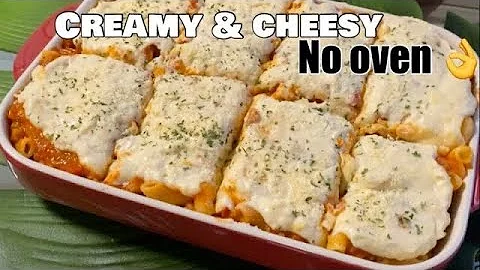 NO BAKE MACARONI  THE BEST With cheesy white sauce