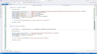 4) C# ADO.NET Delete in Console Application