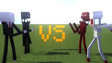 Enderman & Slenderman VS SCP-096 & Anomaly-666