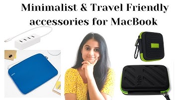 Best MacBook Accessories for WFH & Travel | Amazon Basics Laptop Sleeve | Tizum gadget organizer