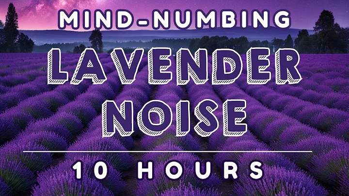 Mind-numbing Lavender Noise (10 Hours) BLACK SCREEN - Study, Sleep, Tinnitus Relief and Focus