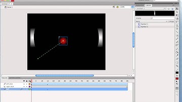 PONG Sim Motion Tweening Practice activity in Adobe Flash Professional