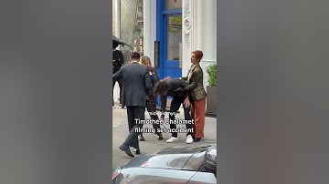 Kylie Jenner new boyfriend, Timothée Chalamet, having a painful accident on NYC set ❤️‍🩹