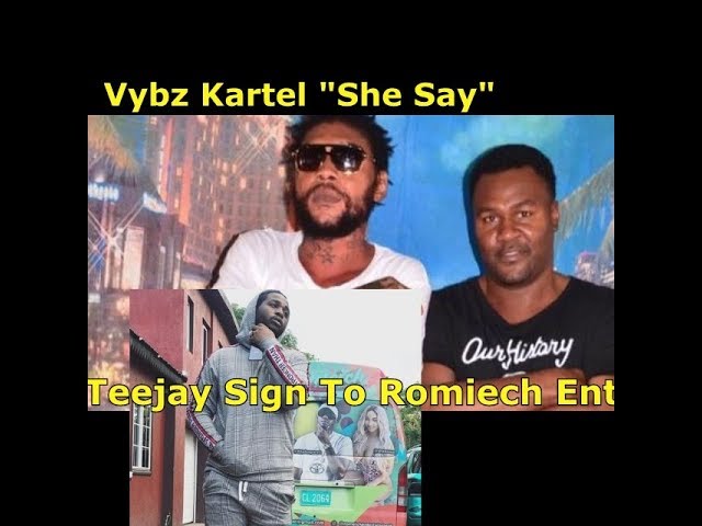 Watch Vybz Kartel "She Say" | Teejay Sign To Romiech Ent And Shenseea React on YouTube Watch Vybz Kartel "She Say" | Teejay Sign To Romiech Ent And Shenseea React on YouTube