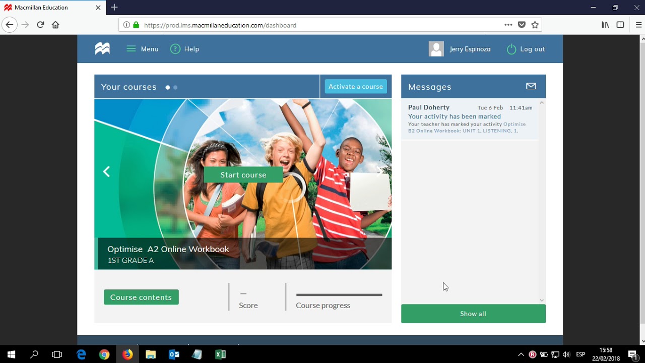 TUTORIAL WORKBOOK ONLINE ALUMNOS - UNIRSE A UNA CLASE - YouTube