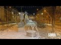 Ангарск зимой. Новый год 2021