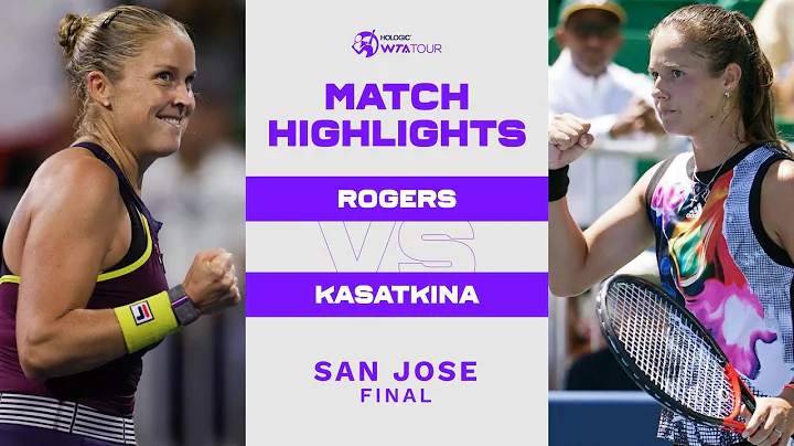 Shelby Rogers vs. Daria Kasatkina | 2022 San Jose ...