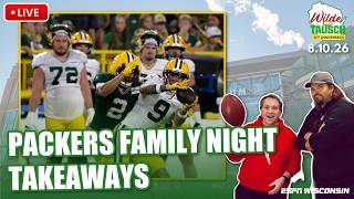 LIVE: Packers Family Night REACTION + Brewers BIG Week | Wilde and Tausch 8.10.26