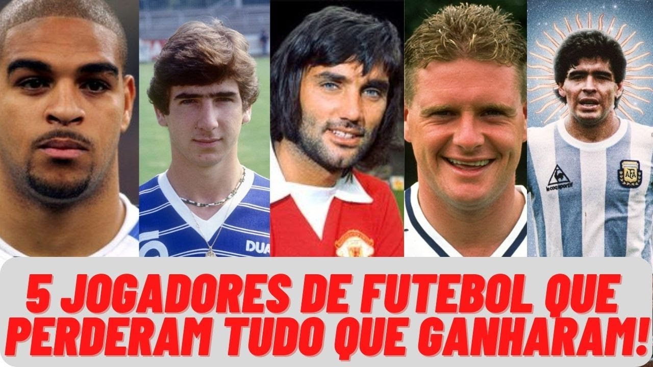 A história dos 5 jogadores de futebol brasileiros que já foram os