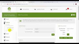 Konfigurasi Proxy  Server Pada ClearOS di Vmware