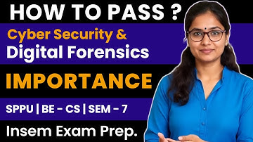 How to Pass Cyber Security & Digital Forensics | SPPU BE CS SEM 7 | InSem Exam Prep