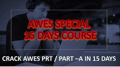 AWES 2022 course 001 VIDEO|  PREPRATION  IN HINDI AND ENG. WITH DETAILED ANS AND TRICKS|