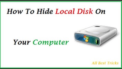 [HackersKING 007] How to hide a local disk of your computer