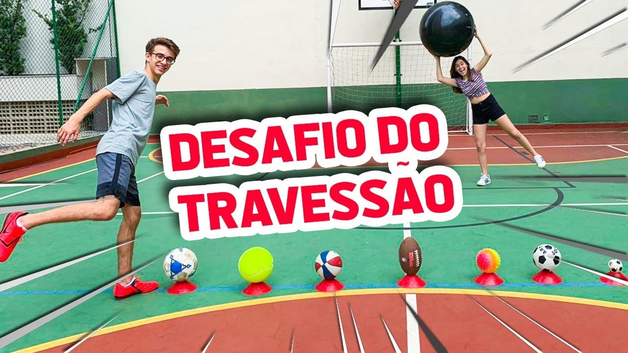 DESAFIO DO TRAVESSÃO COM BOLA DIFERENTE # 2 - RICK SANTINA
