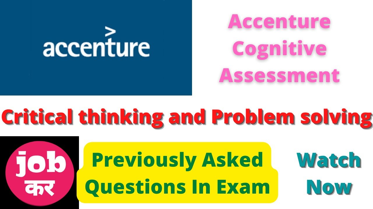 critical thinking and problem solving accenture