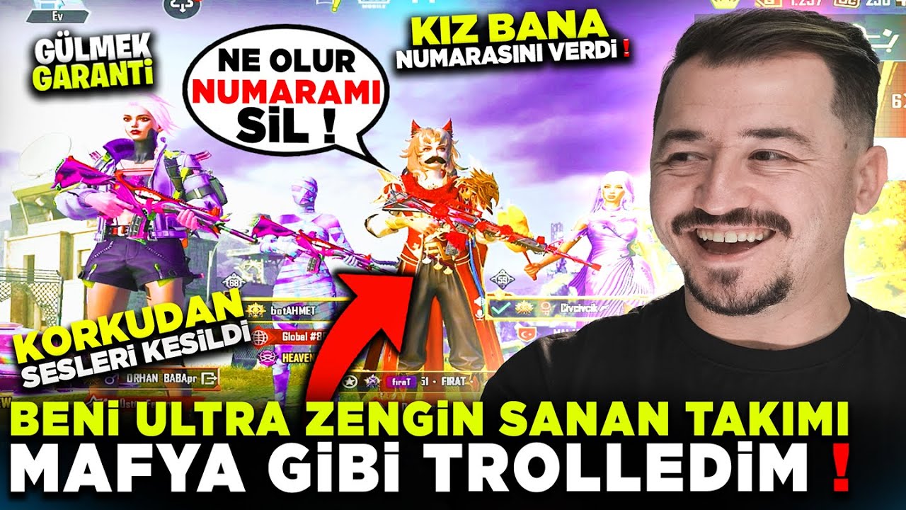 BENİ ULTRA ZENGİN SANAN TAKIMI 😀 MAFYA GİBİ TROLLEDİM - PUBG MOBİLE - Gülmek Garanti