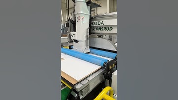 Panel Processing at 1,500 ipm - 3-Axis CNC Router C.R. Onsrud