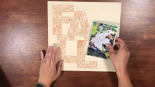 Two Page Scrapbook Layout Process Video: Fall Blessings