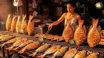 Young Couple’s Grit – Hundreds of Grilled Fish Daily, Aroma Filling the Streets