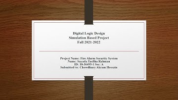 Digital Logic Design Project. AIUB Fall 2021-2022.  Submitted to: Chowdhury Akram Hossain.