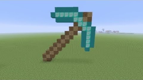 Diamond pickaxe pixel art tutorial