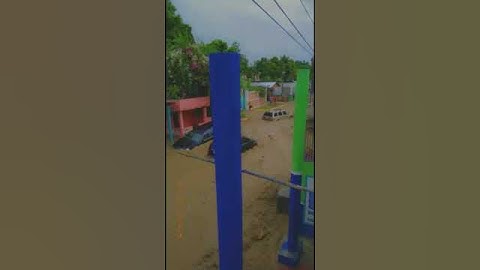 Flash Flood Caught on Camera in Leogane Haiti