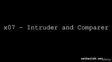 Burp Suite Tutorial - Intruder and Comparer Modules